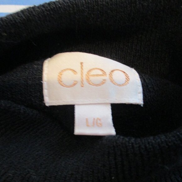 🖤 Cleo Striped Turtleneck Sweater - Size L 🖤 - Picture 4 of 4